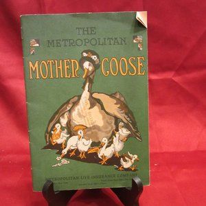 ANTIQUE 1920'S THE METROPOLITAN LIFE INS CO. MOTHER GOOSE BOOKLET